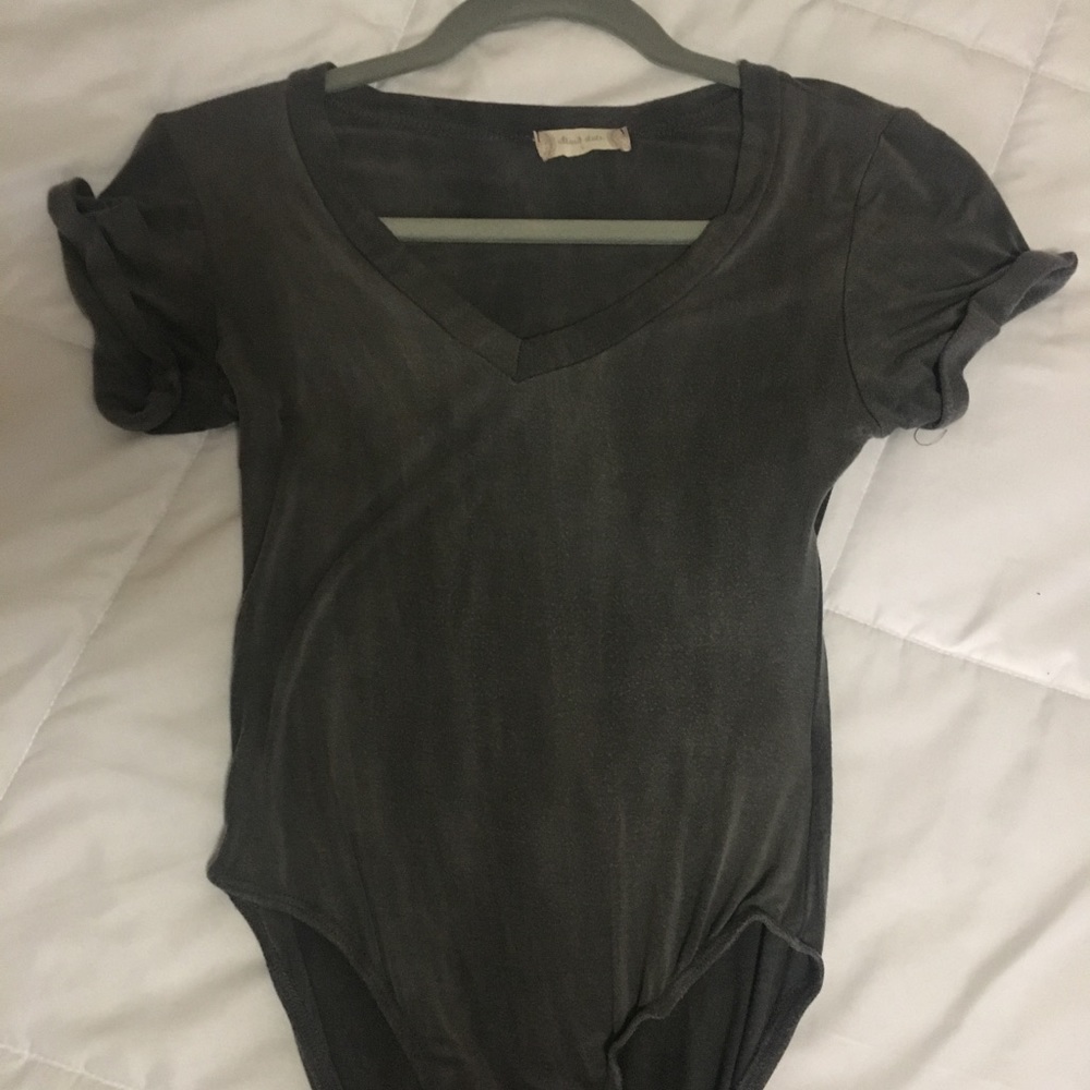 Grey bodysuit